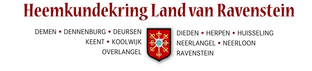Heemkundekring land van Ravenstein, logo met tekst